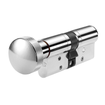 BKS janus 4606 knopcilinder, vernikkeld messing