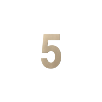 Champagne blend huisnummer 5, 150 mm