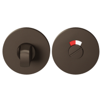 GPF0903VRA1 Dark Blend toiletgarnituur rond 53x6mm stift 8mm met rood/wit indicator