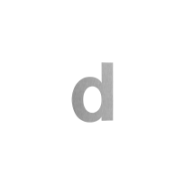 RVS huisnummer letter 'd', 156 mm