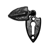 Sleutelrozet KP1065 55x28mm smeedijzer zwart