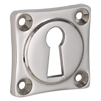 Sleutelrozet vierkant 39x39mm glans nikkel