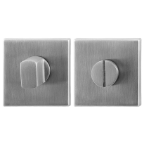Toiletgarnituur GPF0904.02 50x50x8mm stift 5mm RVS geborsteld