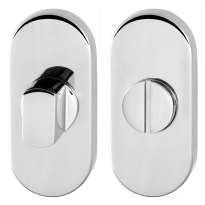 Toiletgarnituur GPF0904.44 70x32mm stift 5mm RVS gepolijst