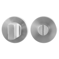 Toiletgarnituur GPF0911.00 50x8mm stift 5mm RVS geborsteld grote knop