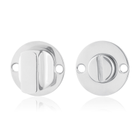Toiletgarnituur GPF0911.47 38x2mm stift 5mm RVS gepolijst grote knop