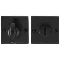 Toiletgarnituur GPF6910.08 52x52x4mm stift 8mm smeedijzer zwart