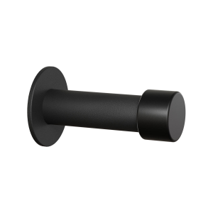 Deurstopper Zwart Vloer en Wand Rond 85mm GPF8734.61