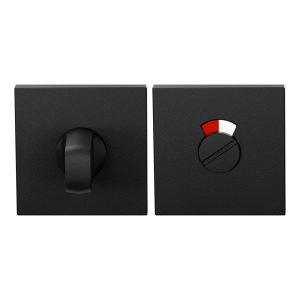 Toiletgarnituur GPF199E 53x53x6,5 mm stift 8mm Zwart