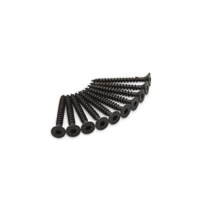 Dulimex schroef tbv scharnieren, zwart torx, 4,5x40 mm, set à 10 stuks