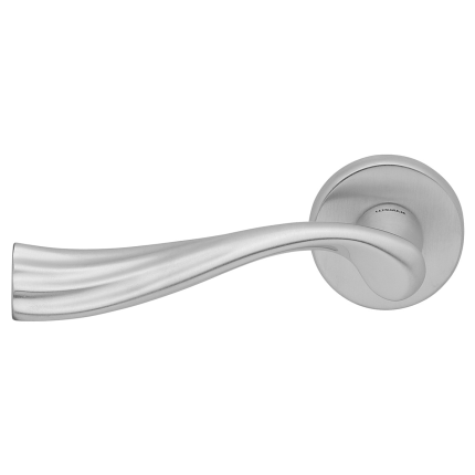 991L River deurkruk op rozet linkswijzend, mat chroom