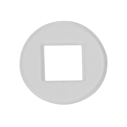 Krukring transparant 18,3 mm t.b.v. deurkrukken van GPF Bouwbeslag