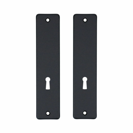 Aluminium binnendeurschild rechthoekig 180x41x6 mm BB56, zwart