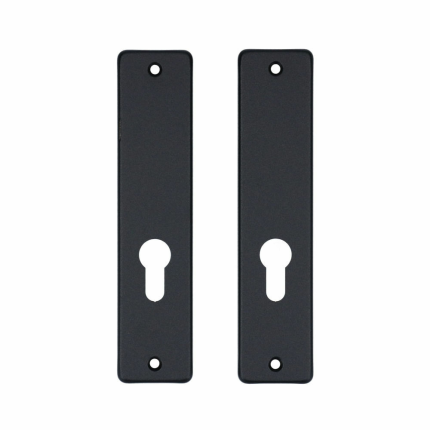 Aluminium binnendeurschild rechthoekig 180x41x6 mm PC55, zwart