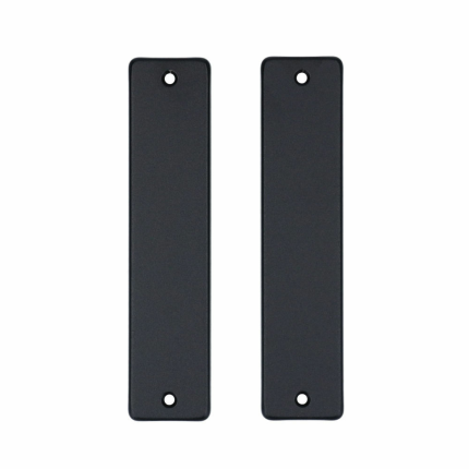 Aluminium binnendeurschilden blind rechthoekig 180x41x6 mm, zwart