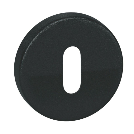 Artitec Wallebroek Sleutelrozet rond, zwart, 50x7mm