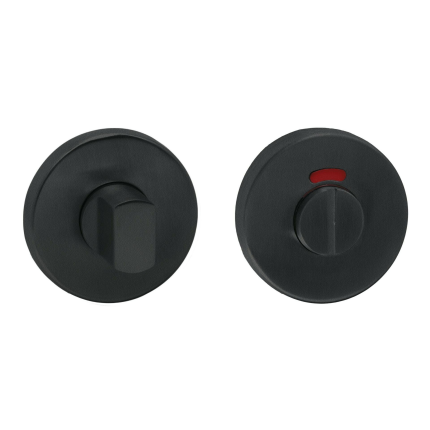 Artitec Wallebroek Toiletgarnituur Rood/Groen Indicator Zwart, Rond, 50x7mm
