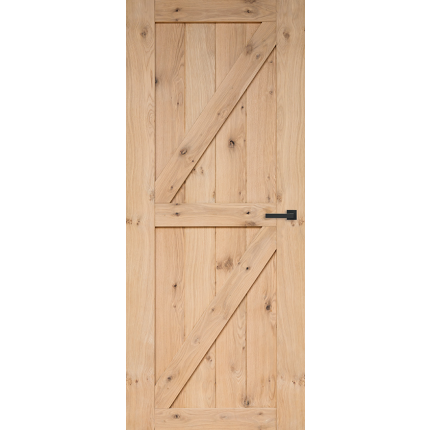 Austria binnendeuren Roble Dos rechts, stomp 78x211,5 cm