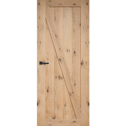 Austria binnendeuren Roble Uno links, stomp 83x231,5 cm