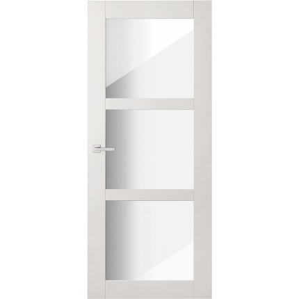 Austria binnendeuren Sense Bright H803 blank glas stomp , 83x231,5 cm