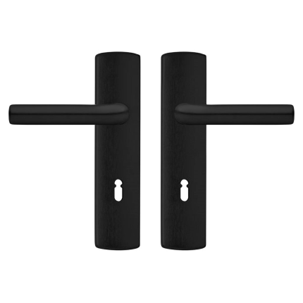 AXA 6210 All Black binnendeurbeslag klink/klink voor binnendeuren, BB56 set