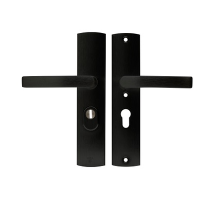 AXA 6665 All Black VH garnituur kruk/kruk met kerntrekbeveiliging, PC72