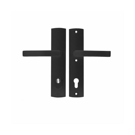 AXA 6665 All Black VH garnituur kruk/kruk met kerntrekbeveiliging, PC92