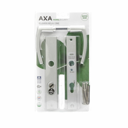AXA 6765 Curve small veiligheidsgarnituur anti-kerntrek - kruk-kruk PC72