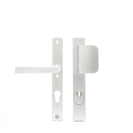 AXA 6765 Curve smal D-knop/kruk VH garnituur met kerntrekbeveiliging, PC72
