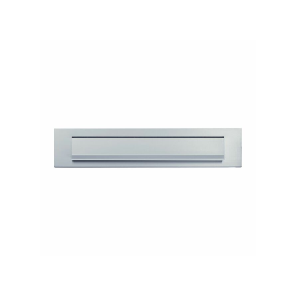 AXA briefplaat F1 aluminium naturel 67x325 mm