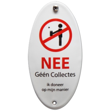 BB-06 emaille anti-verkopersbord