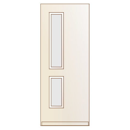 BD520 voordeur met glas