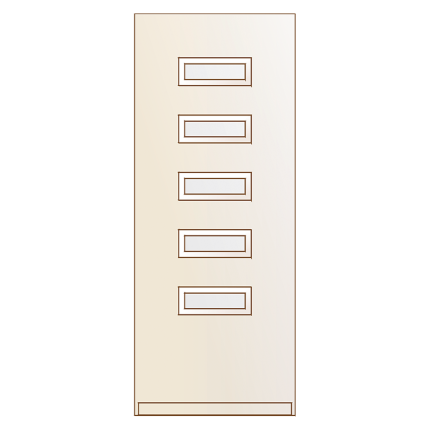 BD550 voordeur met glas