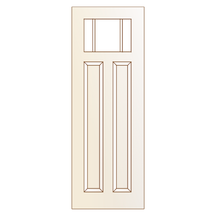 BDI332-S stompe glas-/paneeldeur