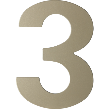 Champagne blend huisnummer 3 plat, 150 mm