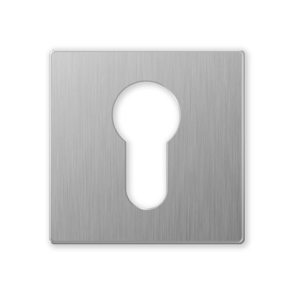 Cilinderrozet 291/BY 50x6mm satin chrome 