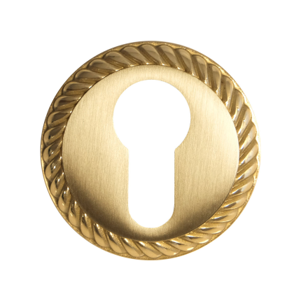Cilinderrozet 51x10mm Satin Messing 1351/BY