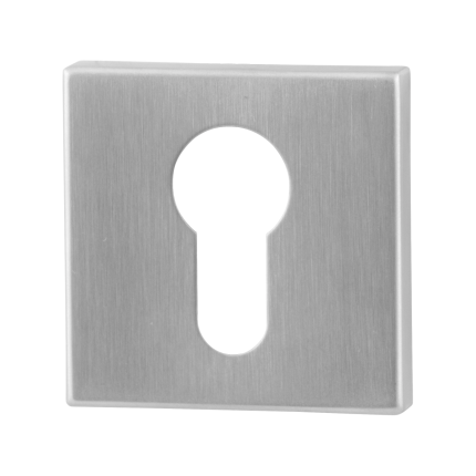 Cilinderrozet GPF0902.02 50x50x8mm RVS geborsteld