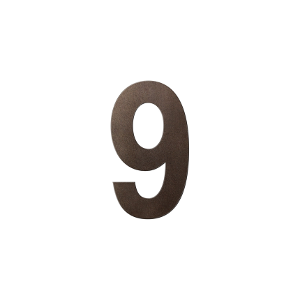 Dark blend huisnummer 9 L, 200 mm