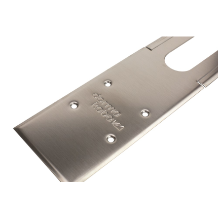 Dekplaat voor vloerveer Dorma BTS75V RVS 286 x 105 mm klembevestiging