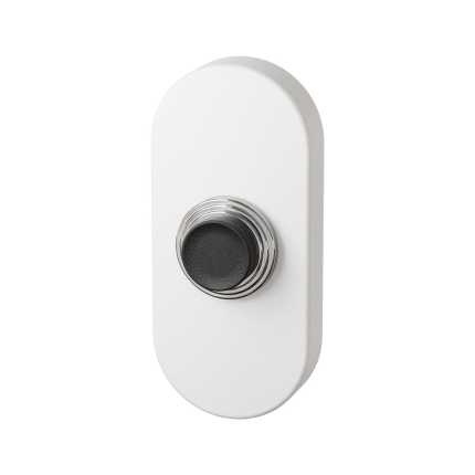 Deurbel GPF8826.44 ovaal 70x32x10 mm wit