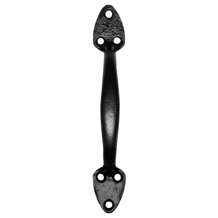 Deurgreep KP1883 89mm smeedijzer zwart