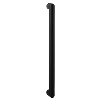 Deurgreep recht GPF19 25x425mm zwart