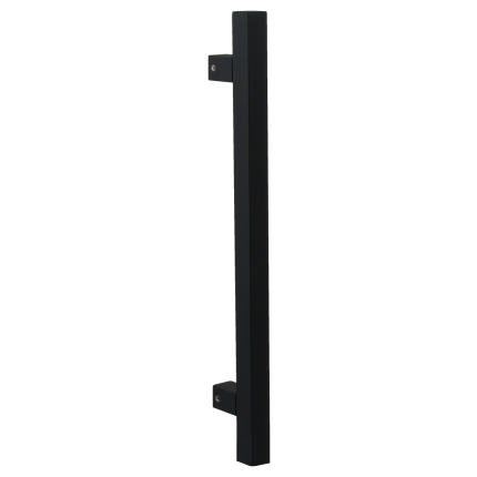 Deurgreep T-model GPF10 22x400mm hoogte 55mm zwart