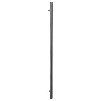 Deurgreep T-model GPF16 25x350mm hart op hart maat 250mm RVS geborsteld