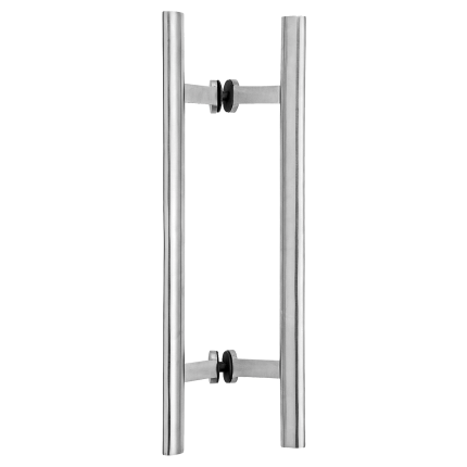 Deurgreep T-model GPF40 31x20mm RVS gepolijst met RVS geborsteld