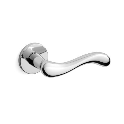 Deurkruk op rozet Ande 451 chrome 51x6mm - rechtswijzend
