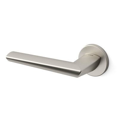 Deurkruk op rozet Isi 1081 mat nikkel 51x6mm - linkswijzend