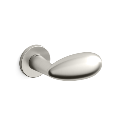 Deurkruk op rozet Led 1091 mat nikkel 51x6mm