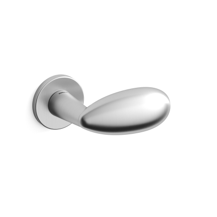 Deurkruk op rozet Led 1011 satinchrome 51x6mm - rechtswijzend